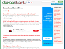 Tablet Screenshot of news.davaostart.com