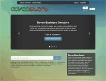 Tablet Screenshot of davaostart.com